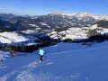 Skifahrer auf der Piste