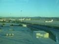 Ein sonniger Morgen am Flughafen Malaga