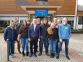 Gruppenbild der Techniker vor Haus der Bayerischen Landwirtschaft