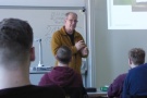 Michael Spremann, SVLFG, informiert über Gefahrstoffe